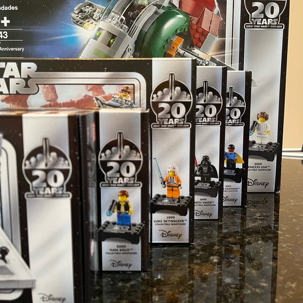 Lego Star Wars 20th Year Anniversary Unopened Box Set Of 6